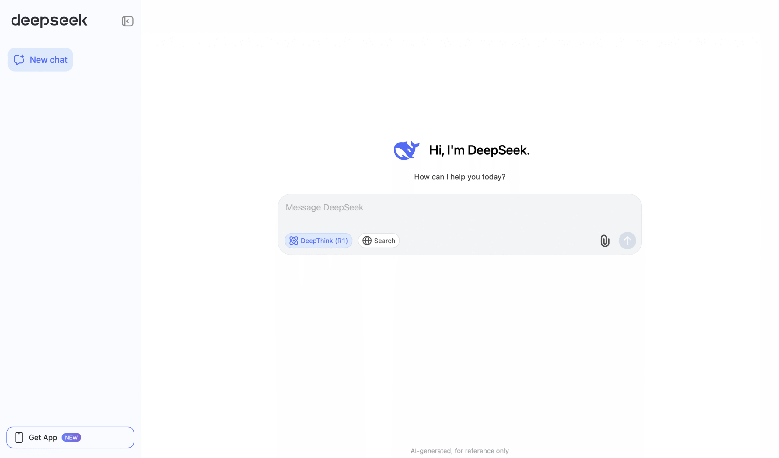 Hi, I'm Deepseek