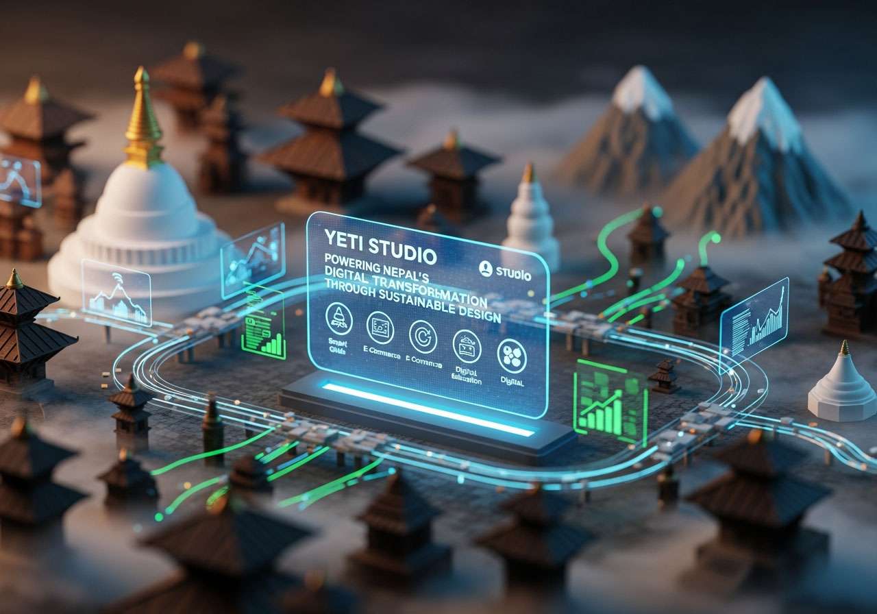 YetiStudio Sustainable Design things focus in the Nepal's Digital Market